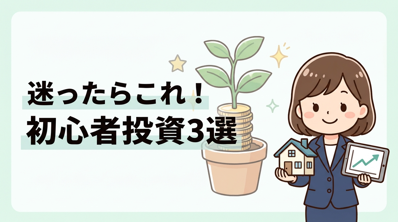 初心者におすすめの投資サービス3選